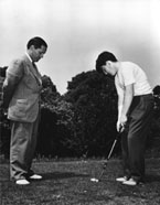 Bobby Jones instructs his son